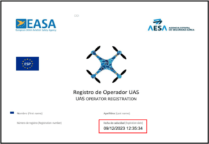 Renovar Certificado Operador | EU Drone Port