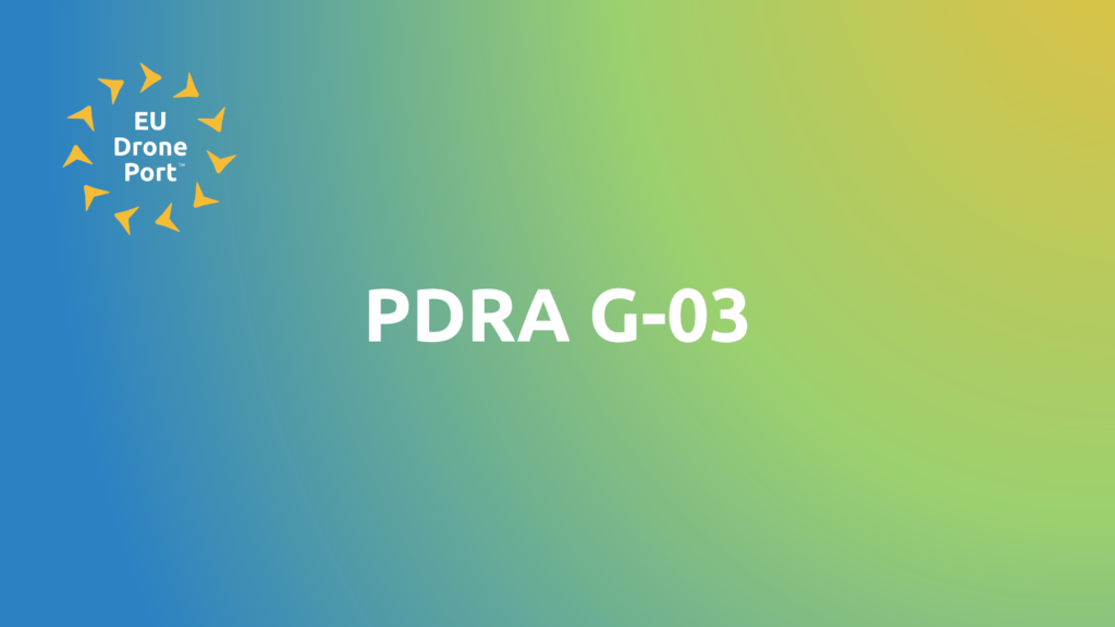 PDRA G-03 | EU Drone Port